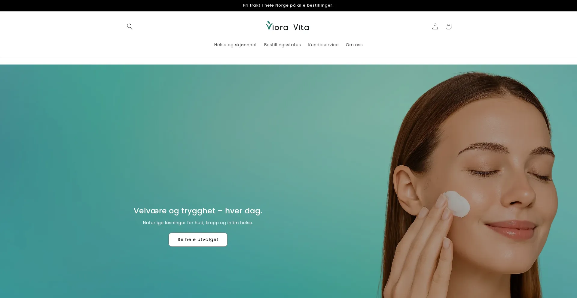 Website screenshot of Vioravita.com