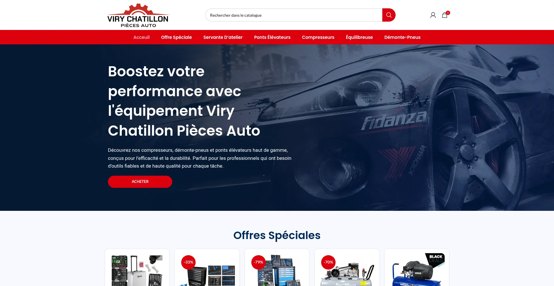 Virychatillonpiecesauto.fr