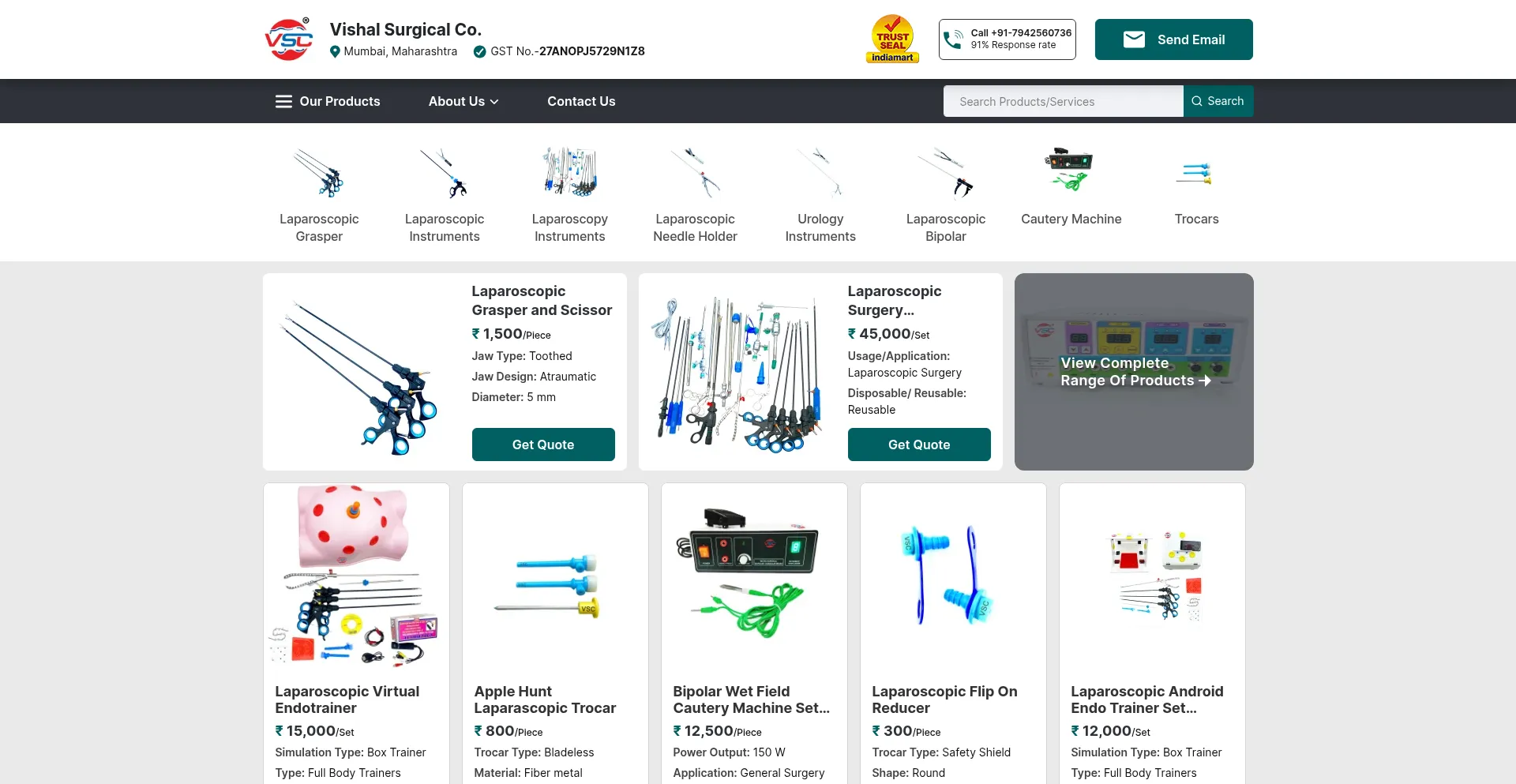 Vishalsurgicalco.com
