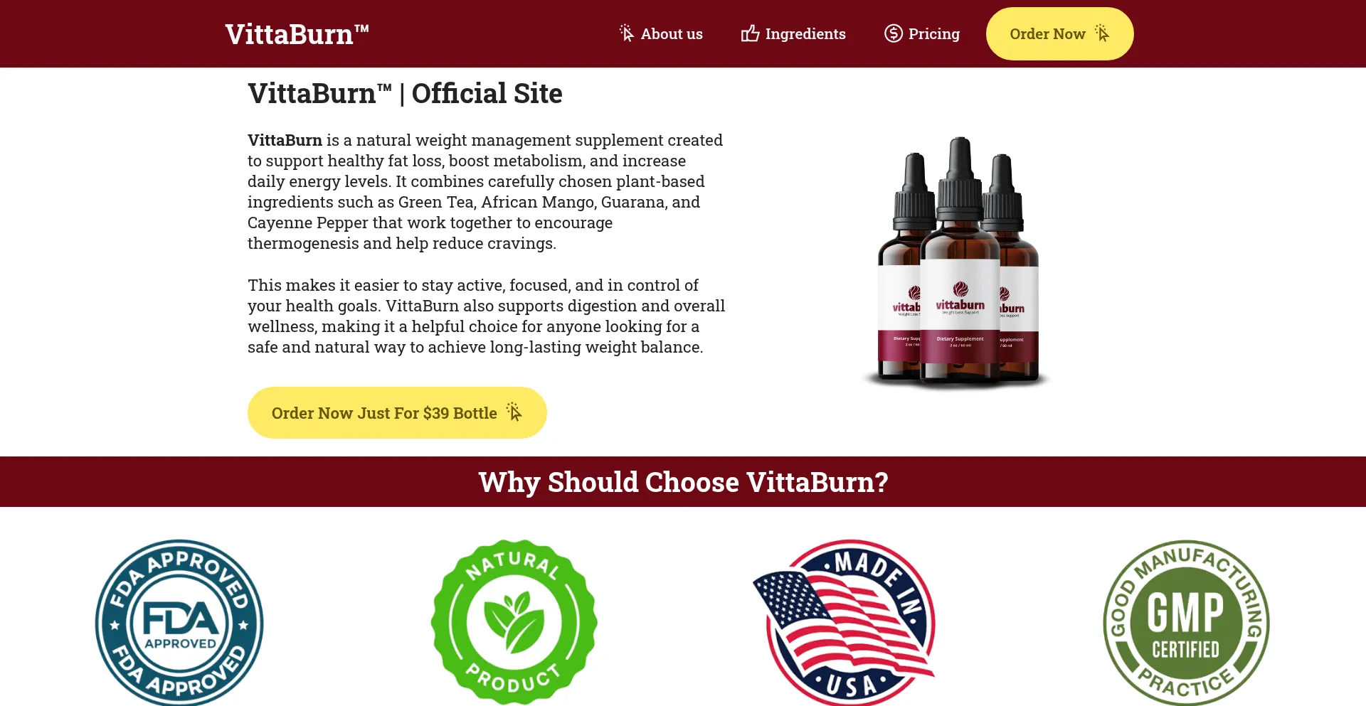 Vittaburnshop.us est-il Sûr et Fiable ?