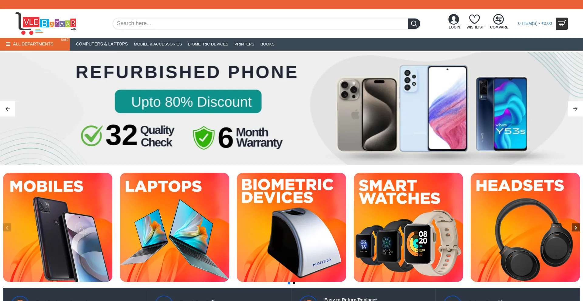 Vlebazaar.in Screenshot