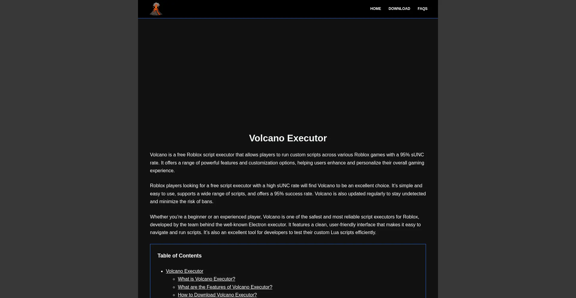 Volcanoexecutor.com