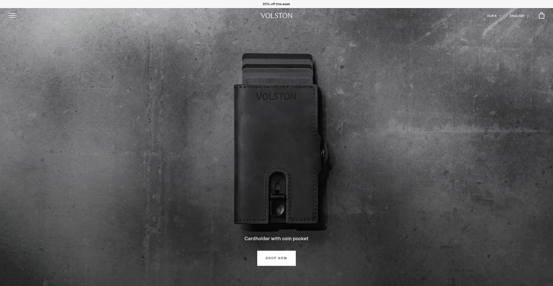 Website screenshot of Volston.de