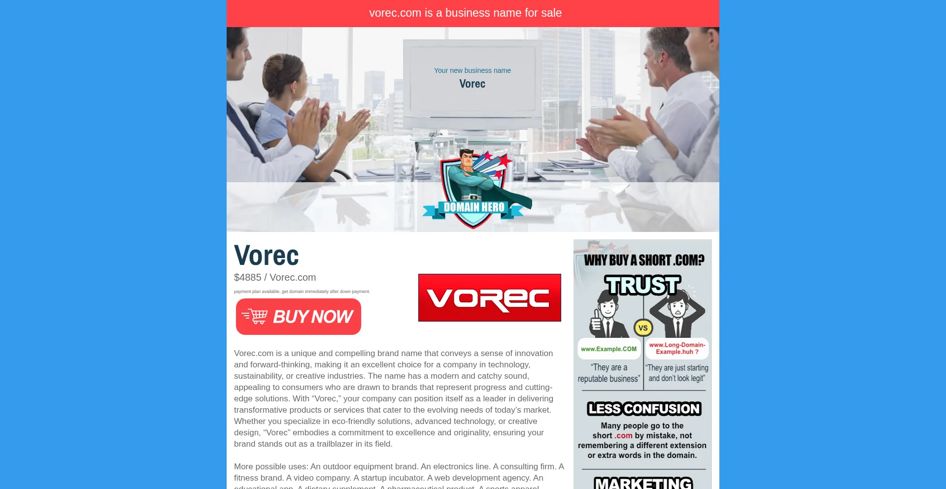 Vorec.com est-il Sûr et Fiable ?