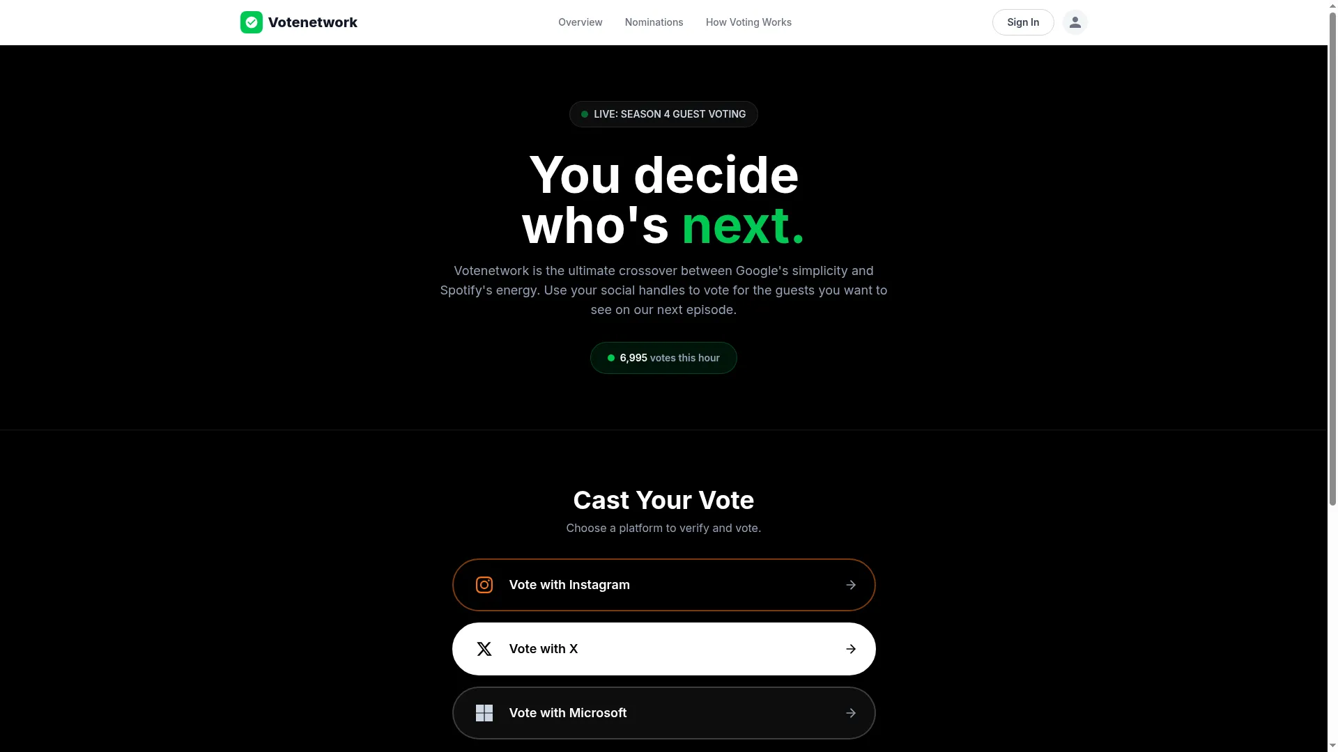 Votenetwork.org