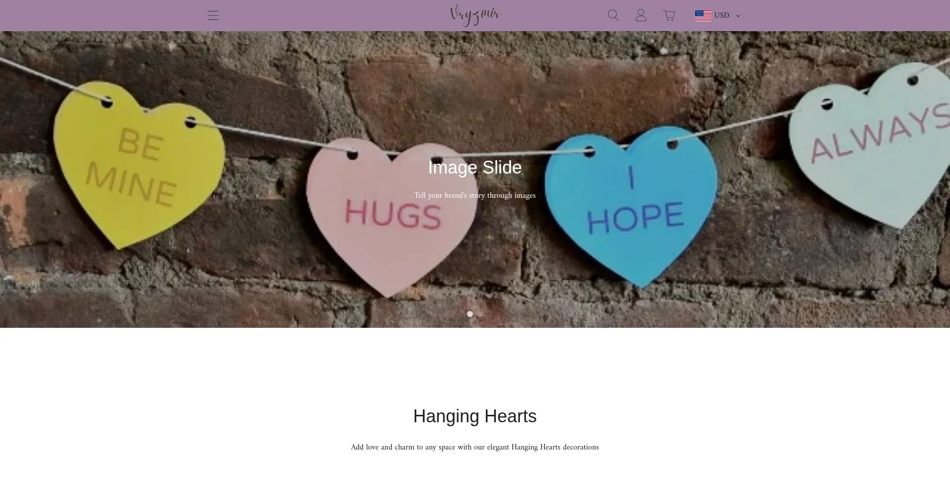 Website screenshot of Vryzmir.com