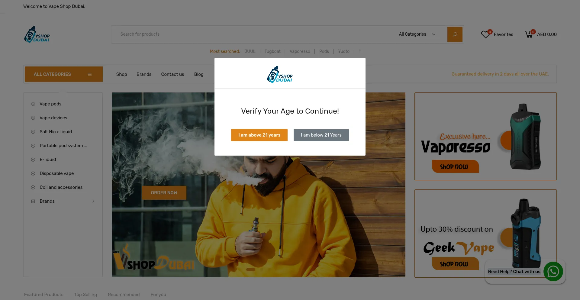 Vshopdubai.com Screenshot