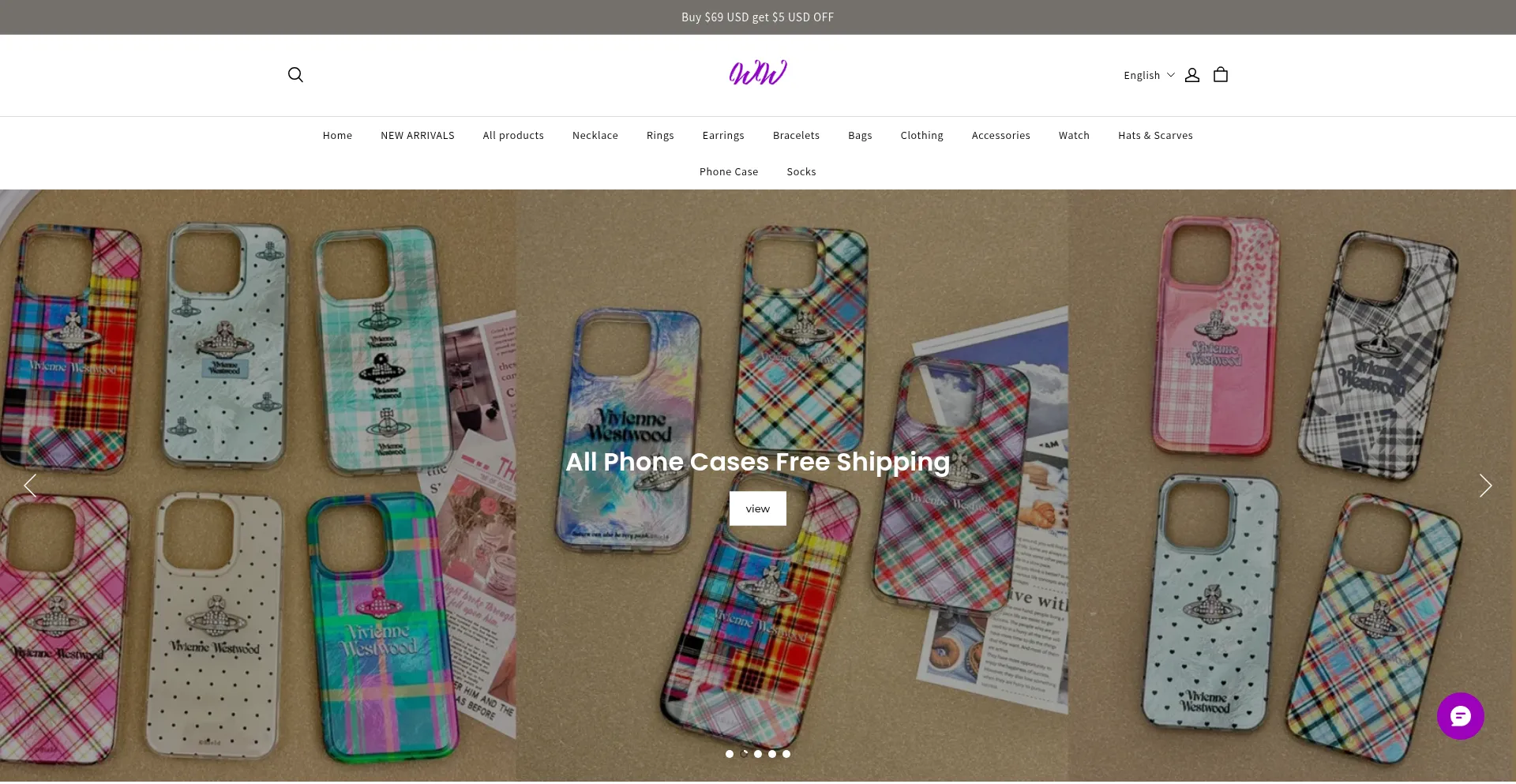 Website screenshot of Vvstar.shop