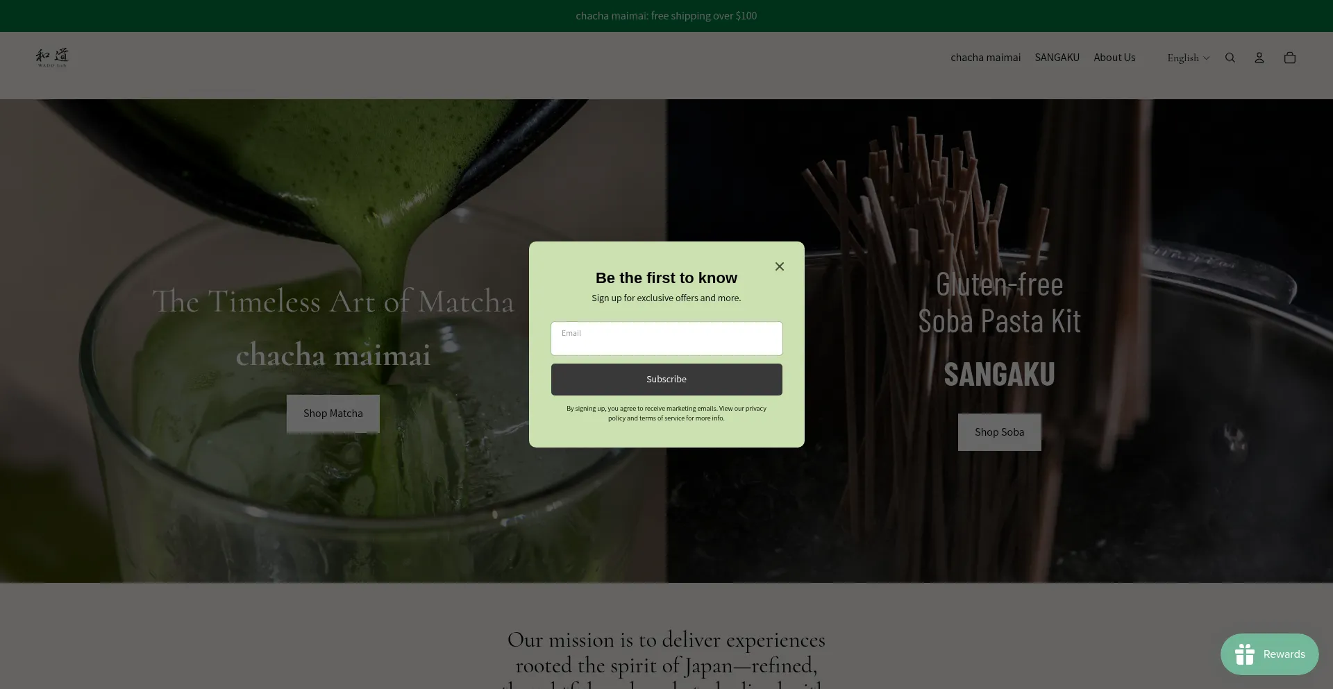 Website screenshot of Wadolab.com
