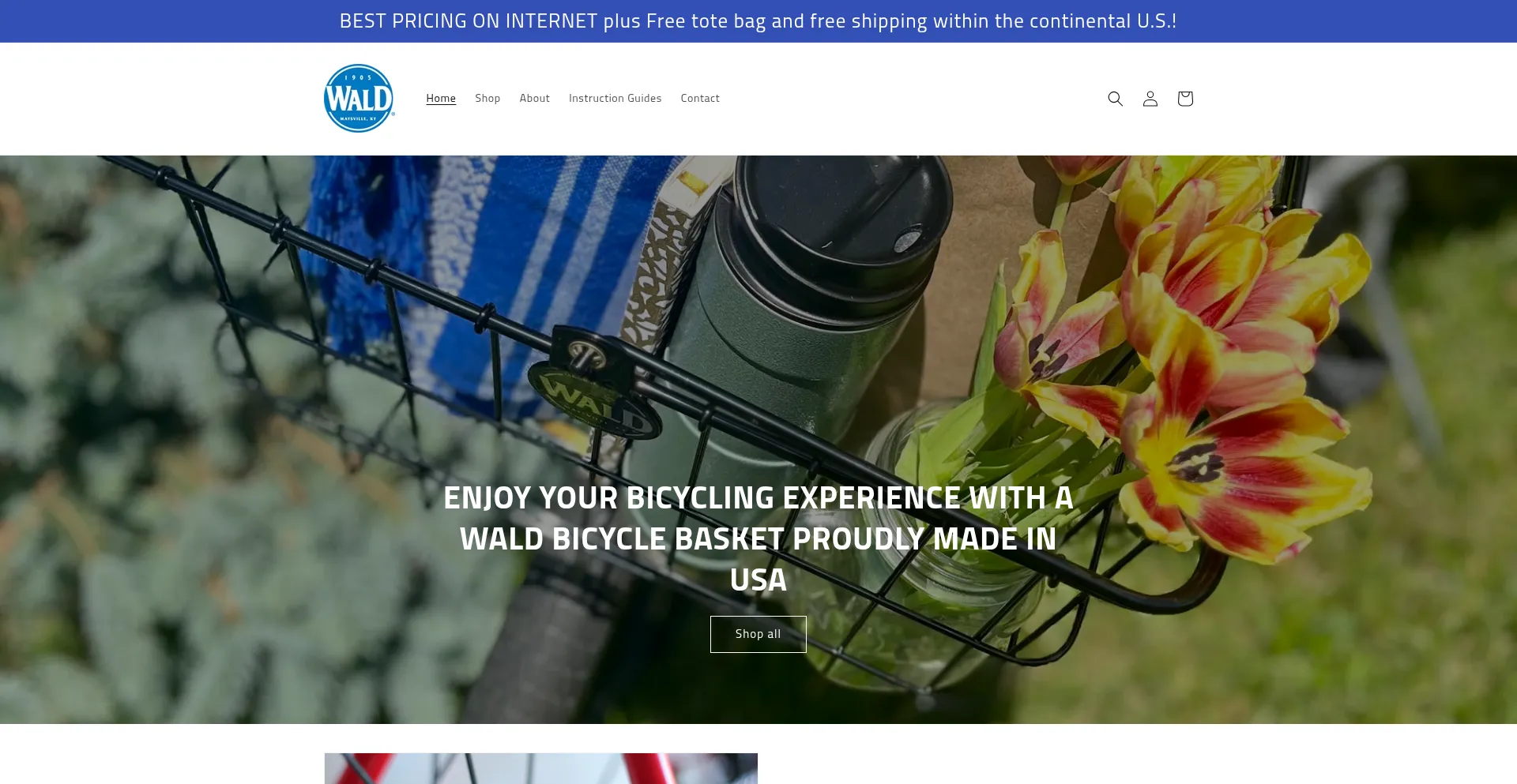 Waldbicyclebaskets.com