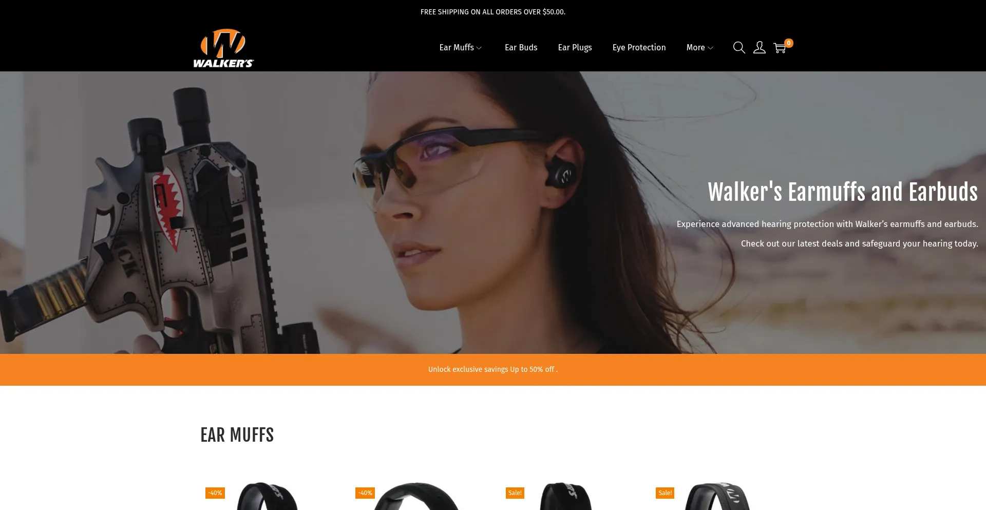 Website screenshot of Walkerspro.com