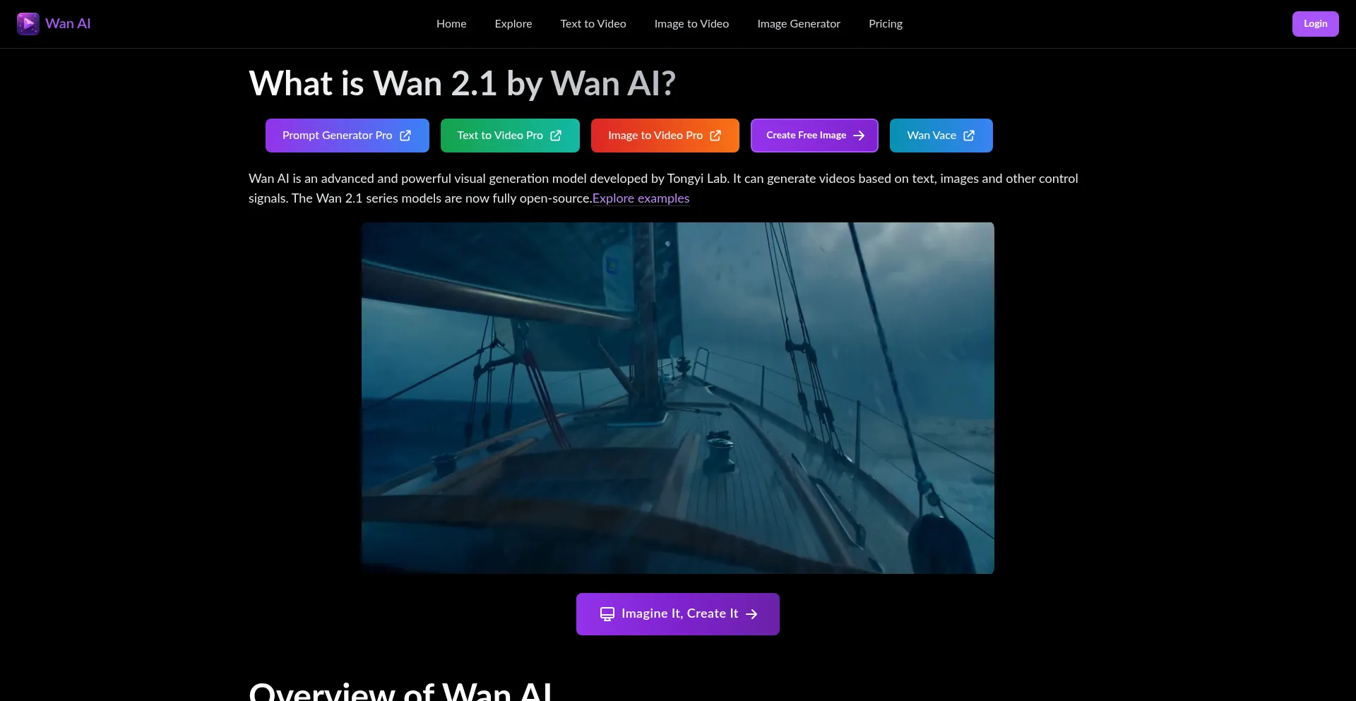 Website screenshot of Wan-ai.org