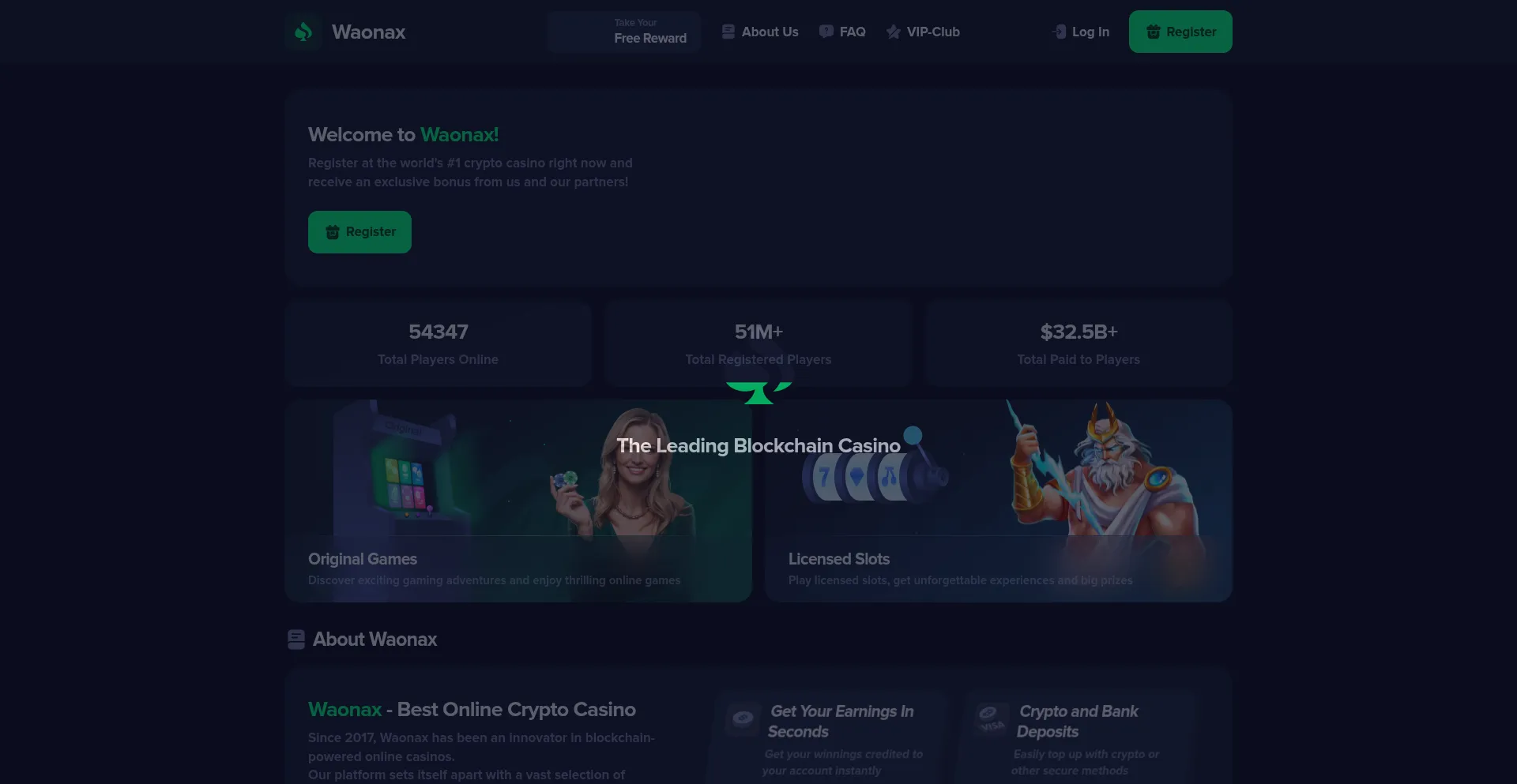 Waonax.com Screenshot