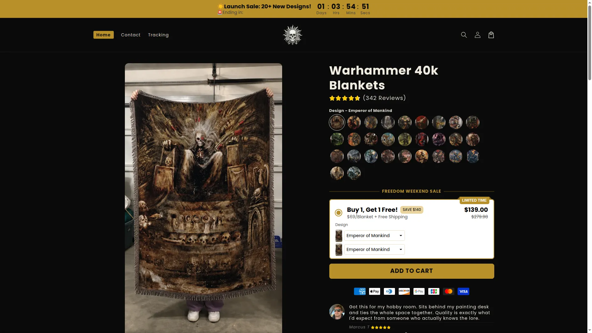 Warhammerblanket.com