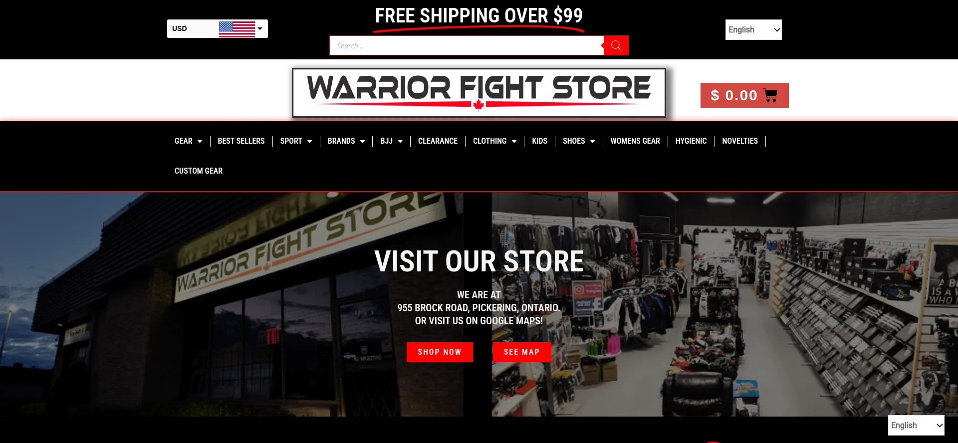 Warriorfightstore.com