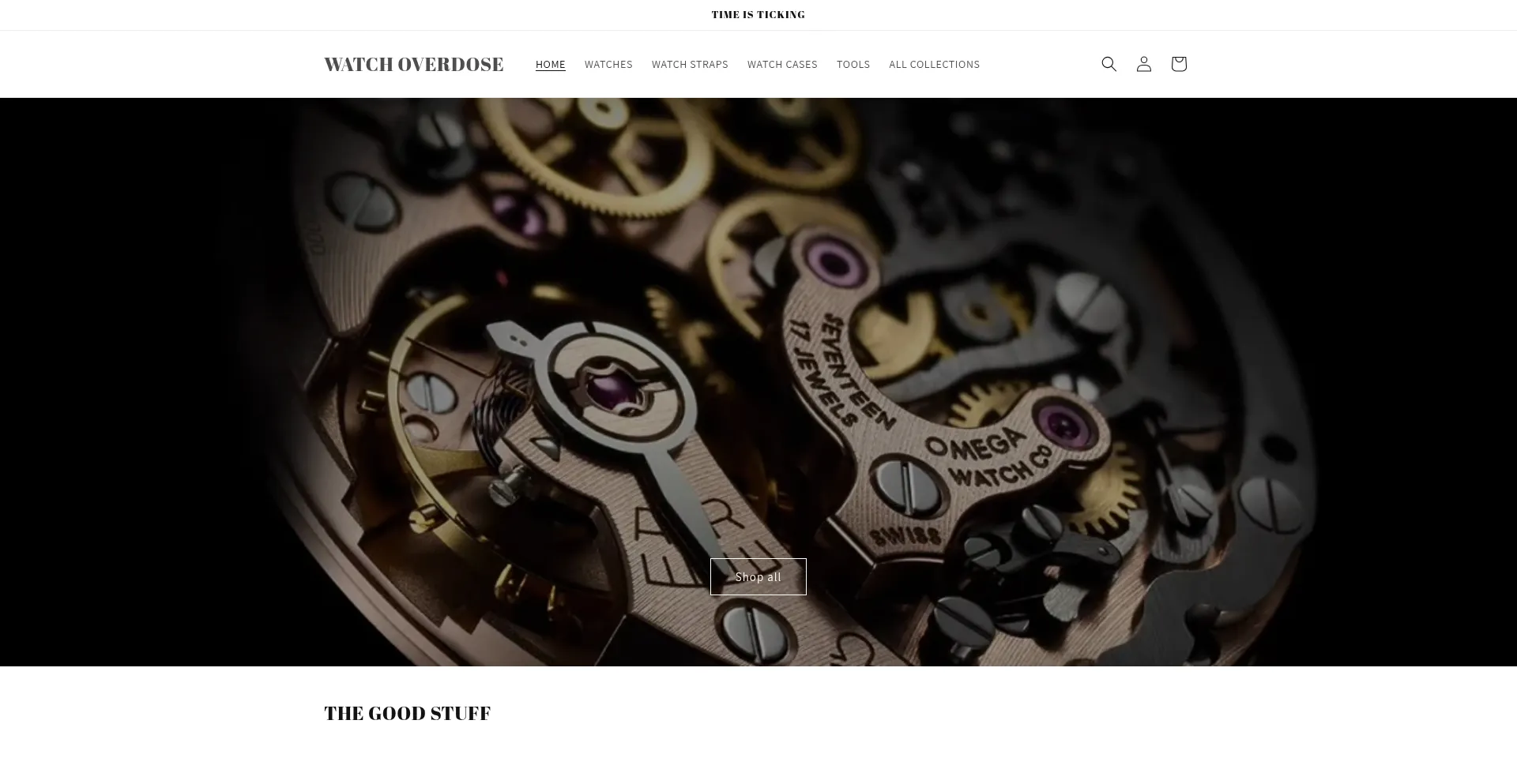 Website screenshot of Watchoverdose.com