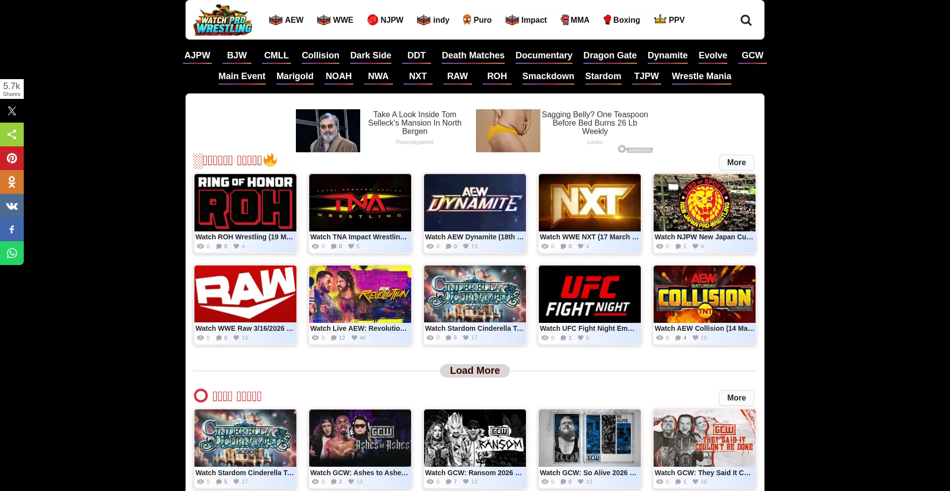 Watchprowrestlings.live