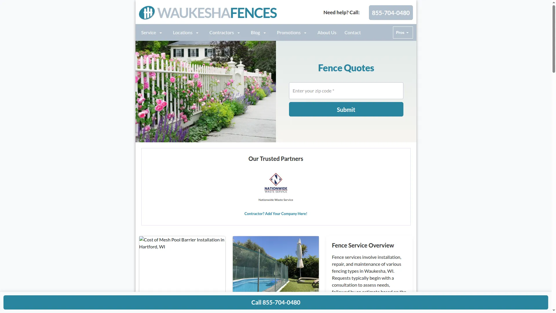 Waukeshafencing.com