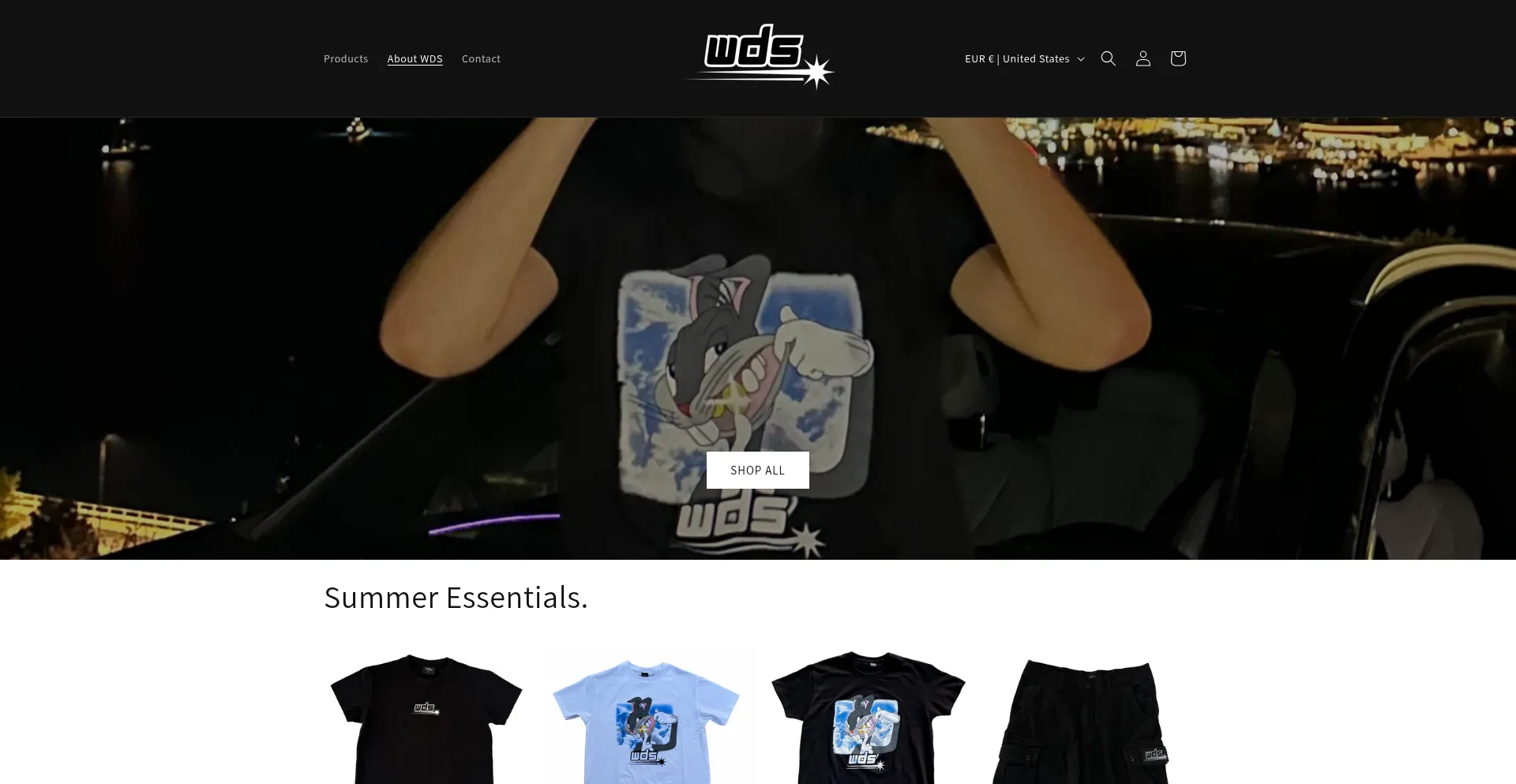 Website screenshot of Wdsthebrand.com