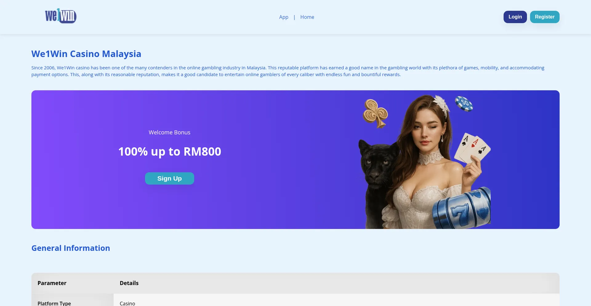 We1wincasino.com