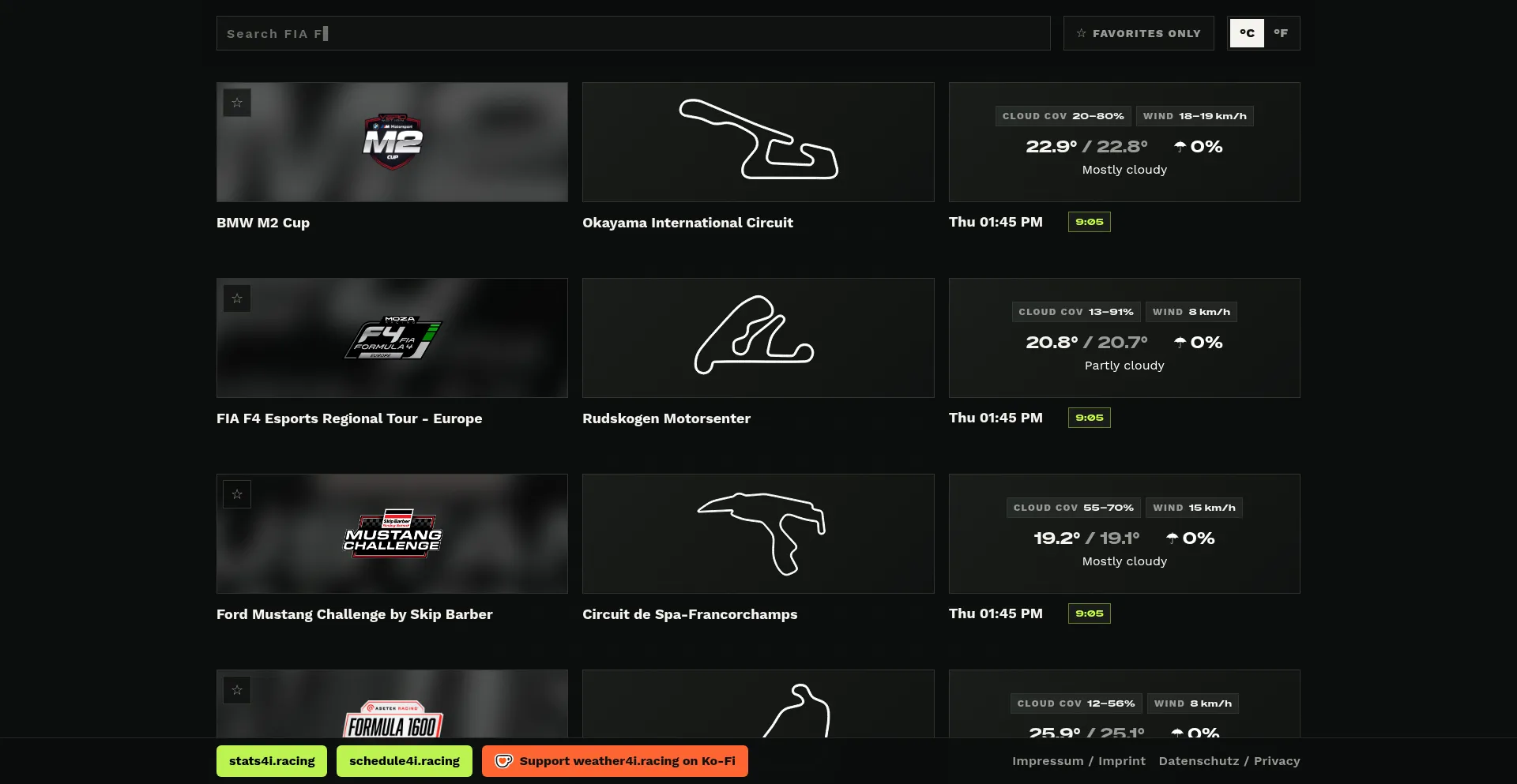 Weather4i.racing