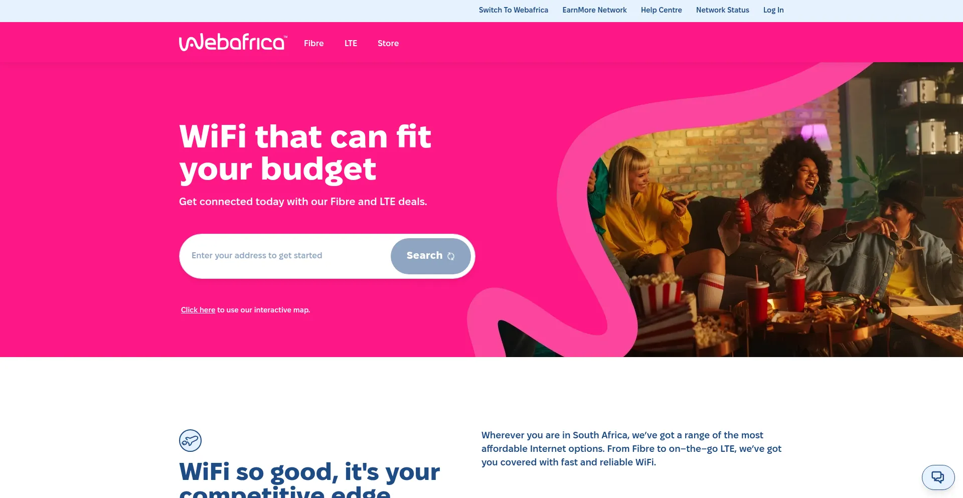 Webafrica.co.za Screenshot