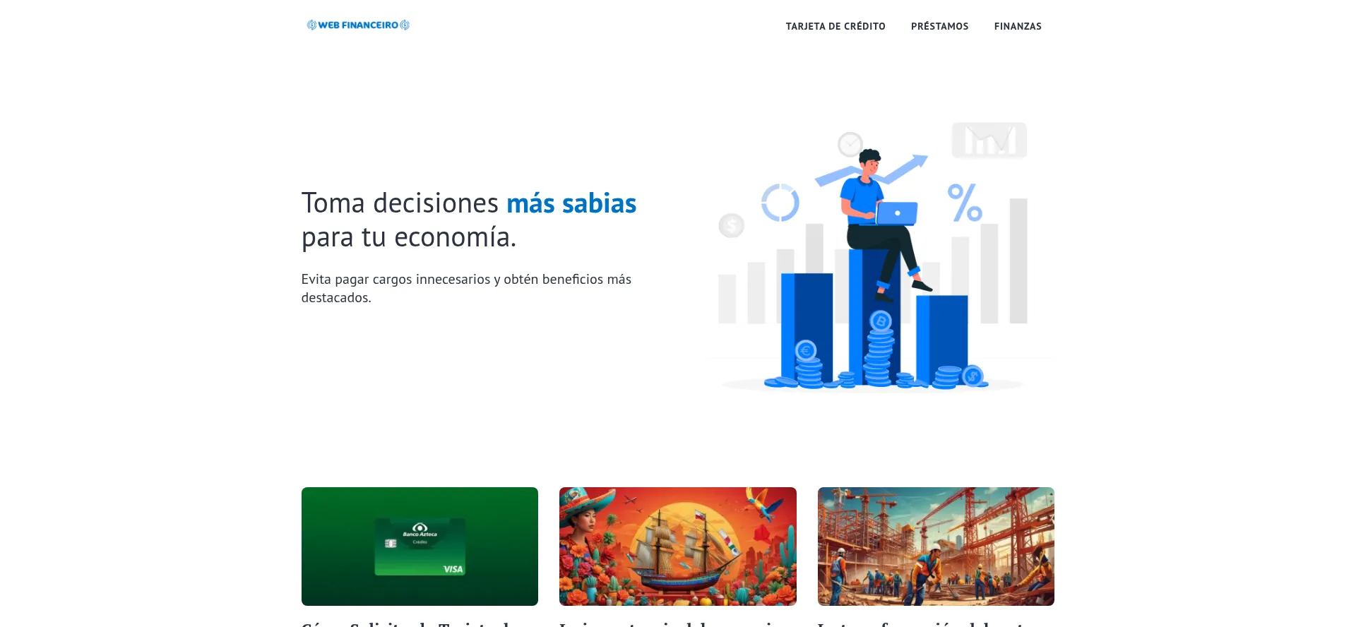 Website screenshot of Webfinanceiro.com