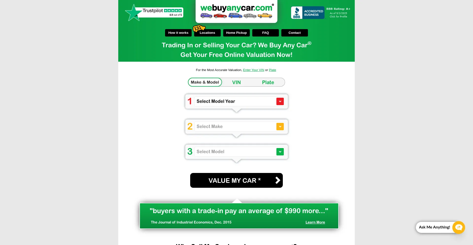 Webuyanycar.com est-il Sûr et Fiable ?