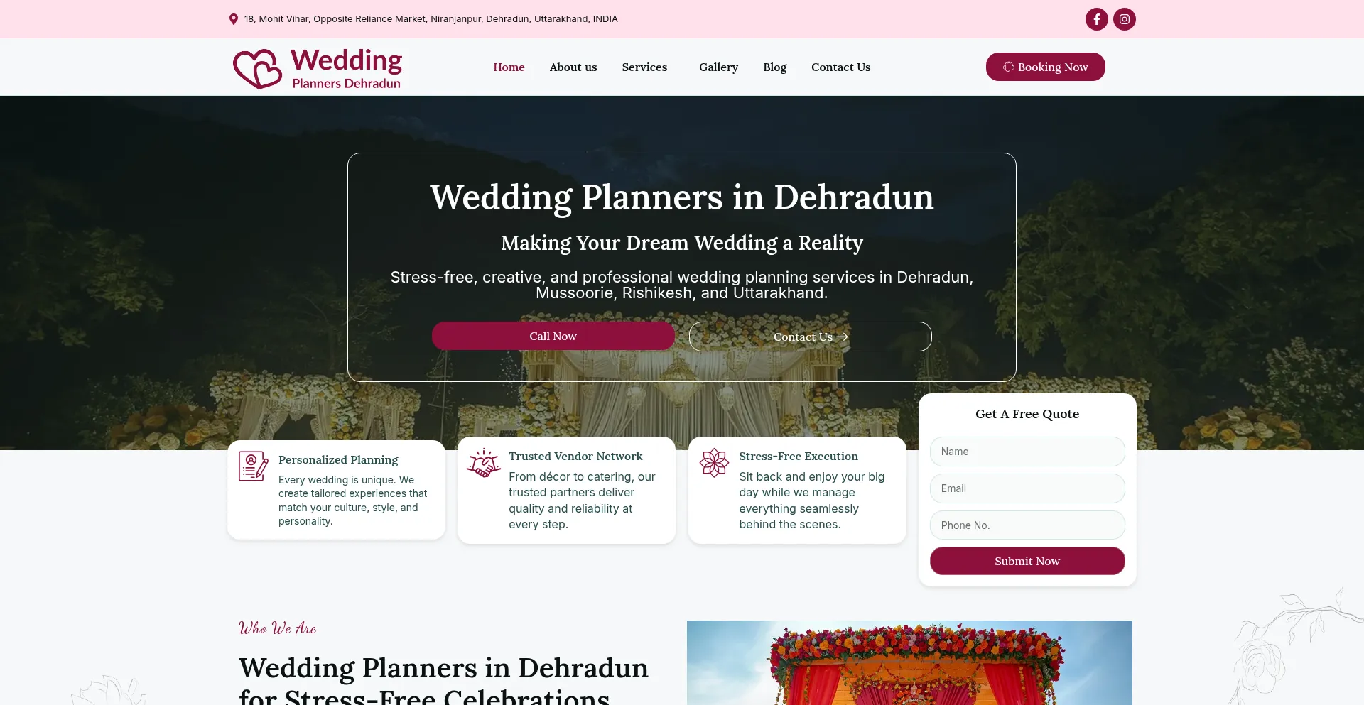 Weddingplannersdehradun.com est-il Sûr et Fiable ?