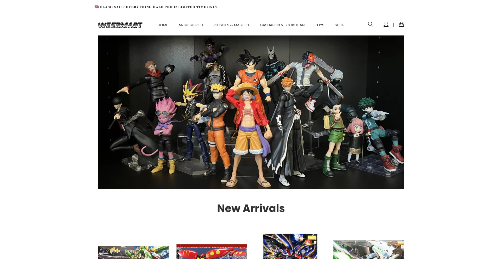 Weebmart.com Screenshot