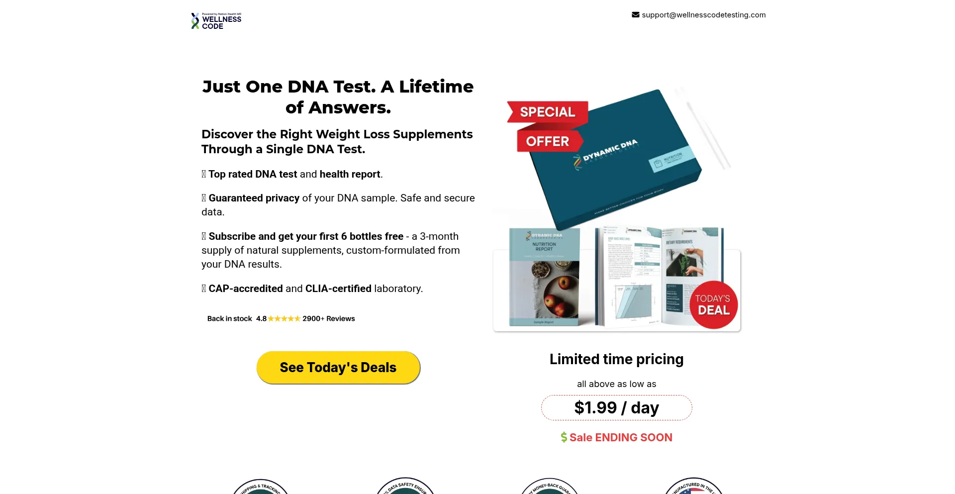 Wellnesscodetesting.com est-il Sûr et Fiable ?
