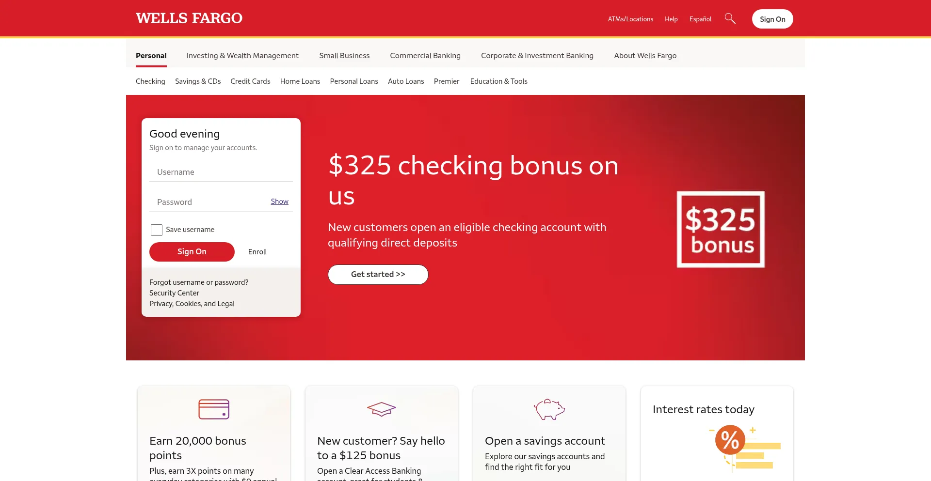 Wellsfargobank.com est-il Sûr et Fiable ?