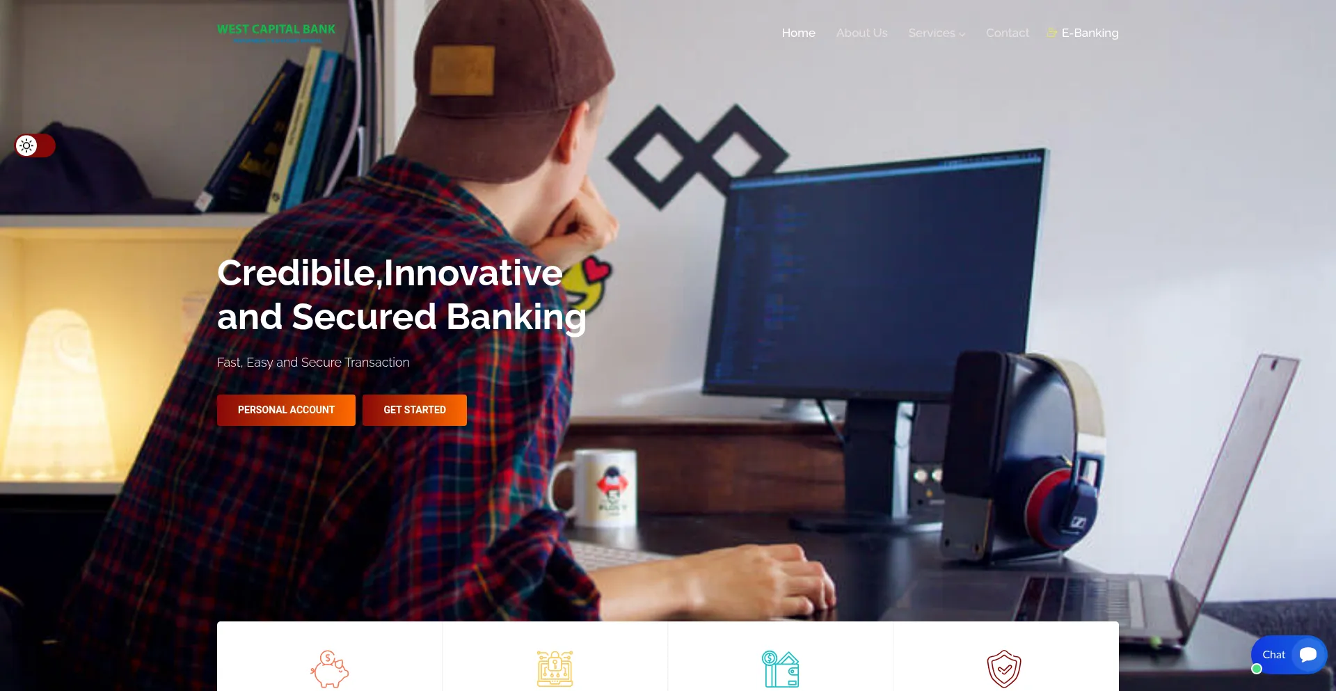 Website screenshot of Westcapitaltrust.com