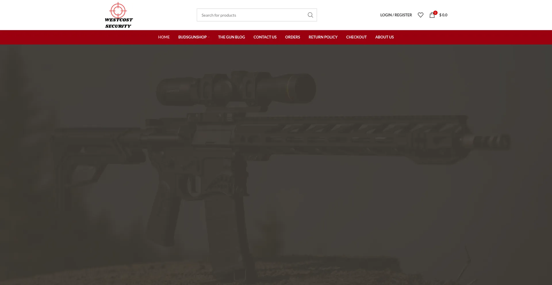 Website screenshot of Westcostsecurity.com