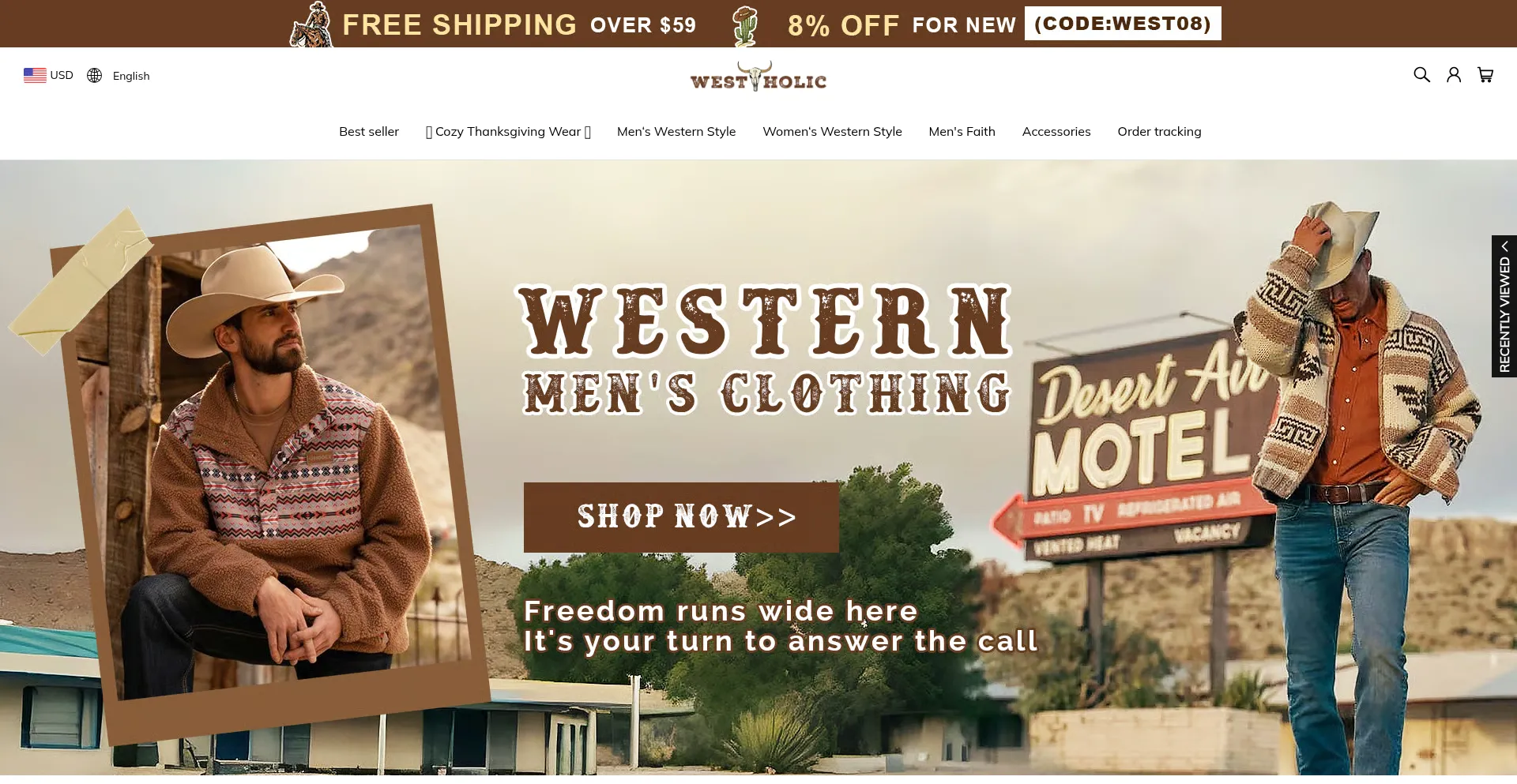 Westholic.com Screenshot