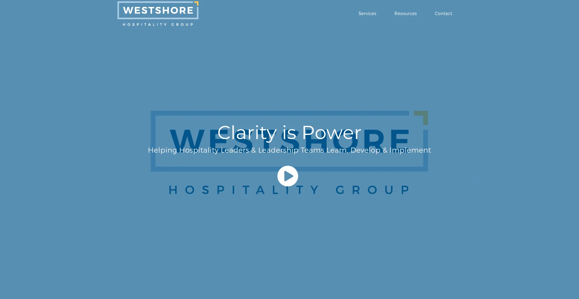 Website screenshot of Westshorehospitalitygroup.com