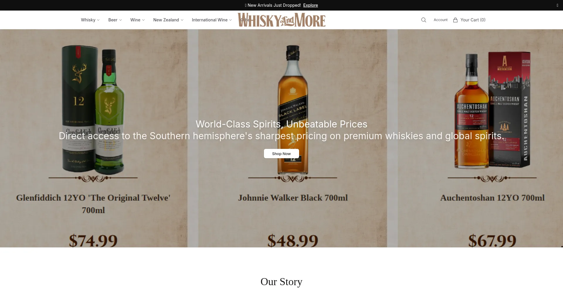 Whiskyandmorestorehouse.shop