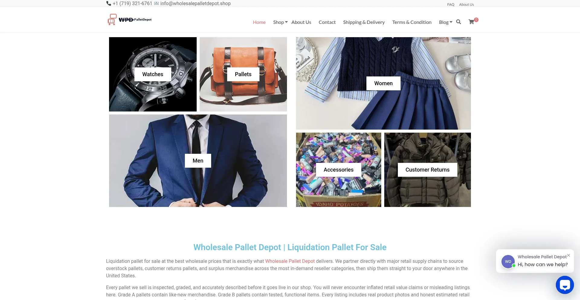 Wholesalepalletdepot.shop