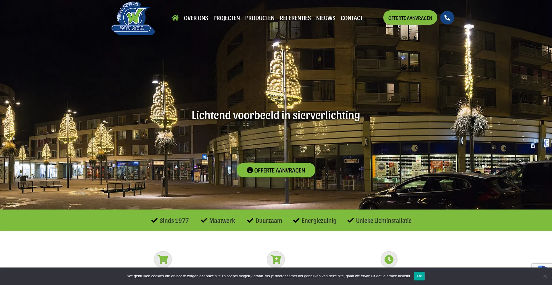 Wielsmaverlichting.nl Screenshot