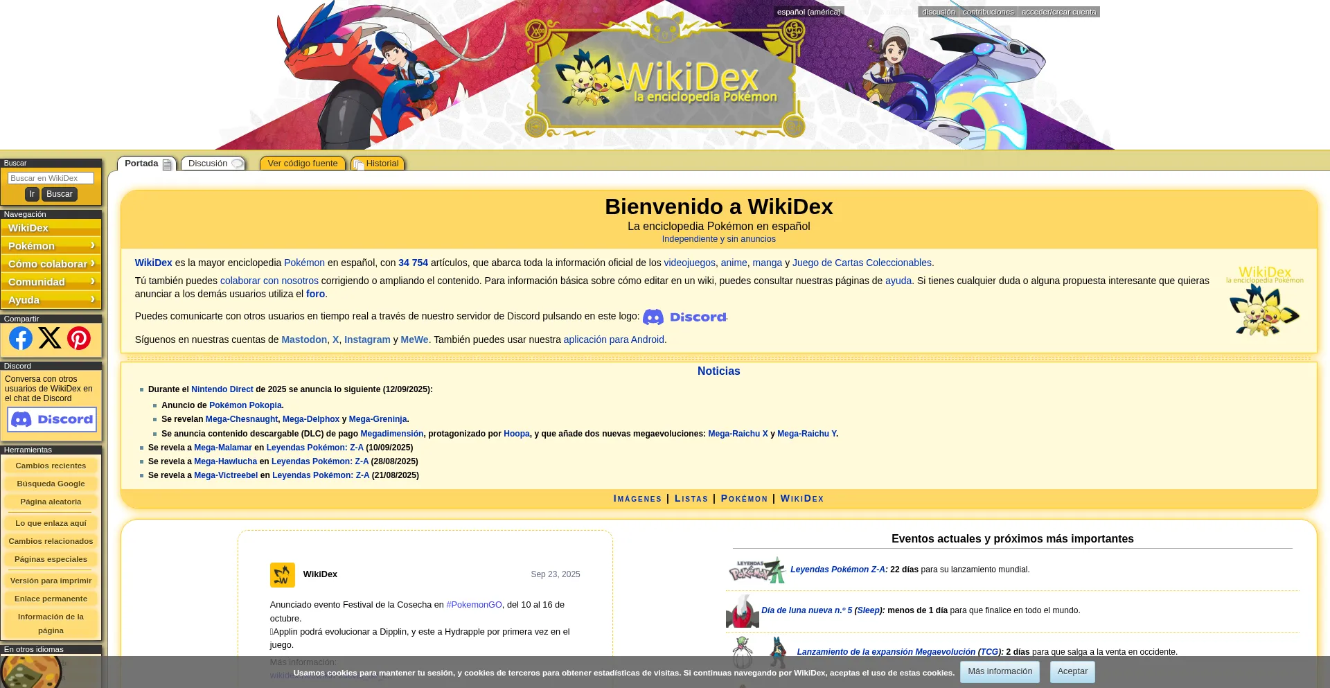 Wikidex.net Screenshot