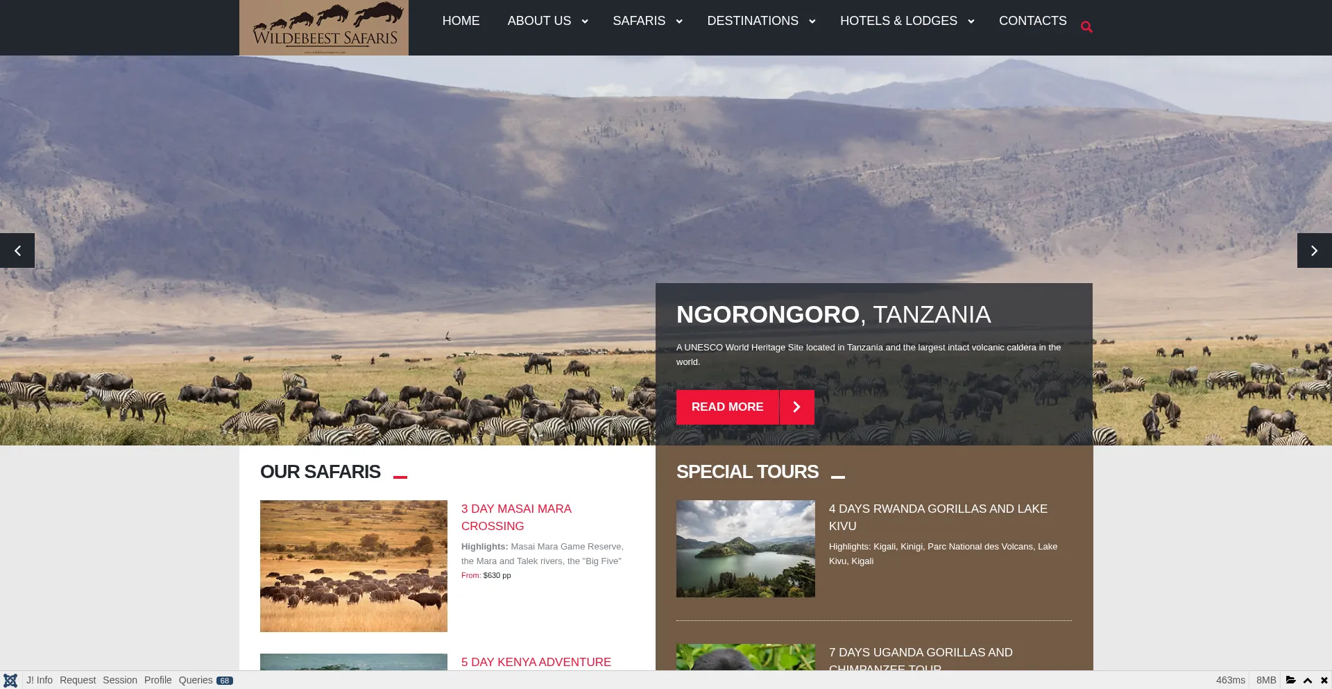 Wildebeestsafaris.com est-il Sûr et Fiable ?