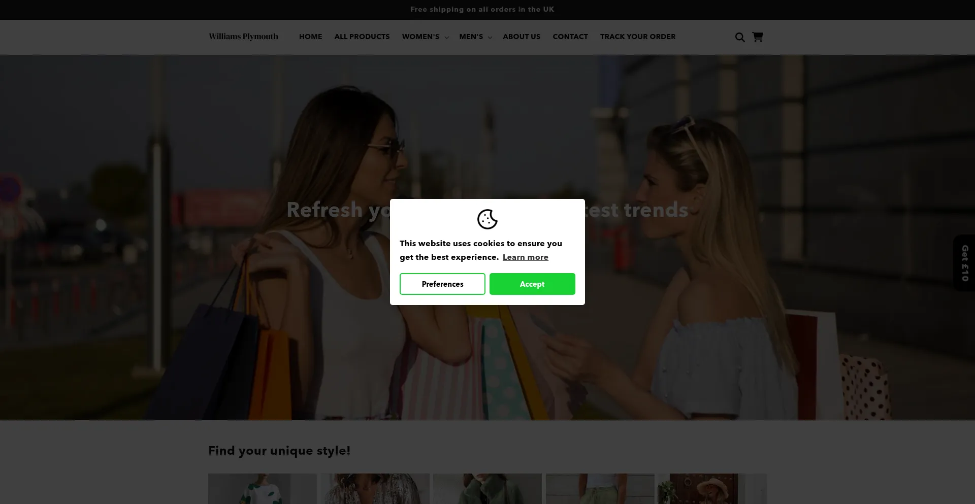 Website screenshot of Williamsplymouth.com
