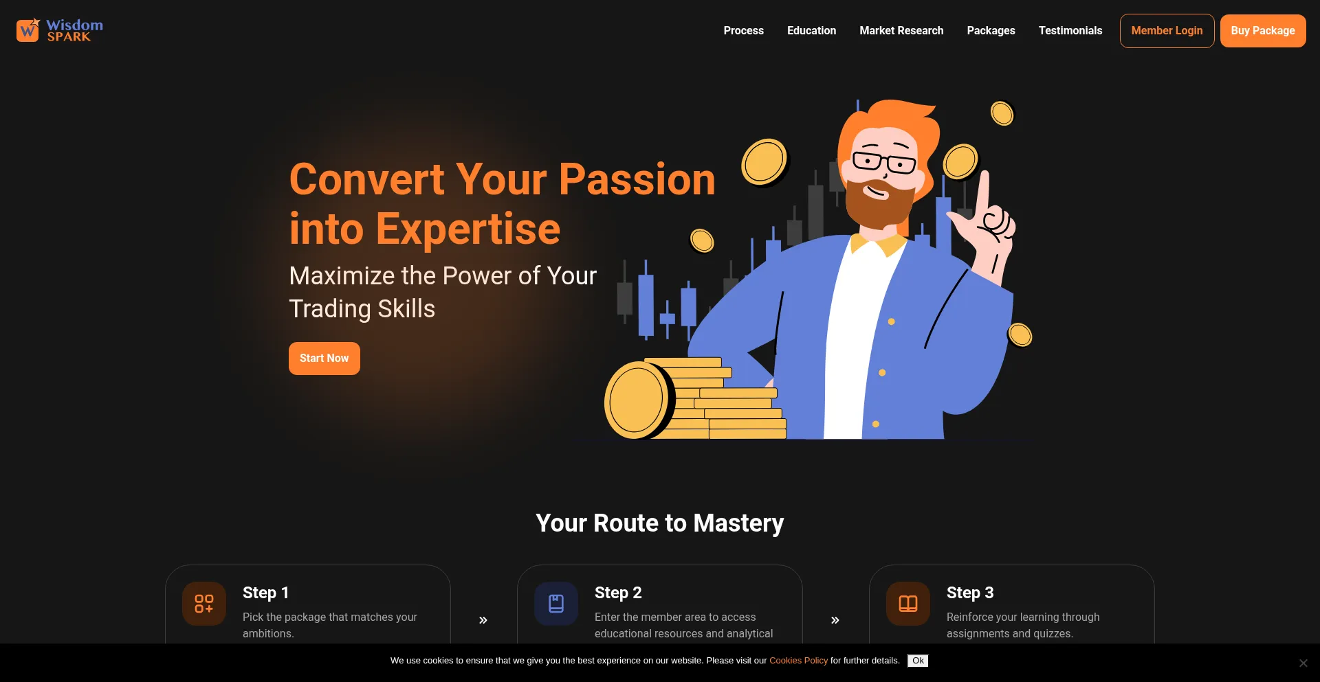 Wisdomspark.io Screenshot