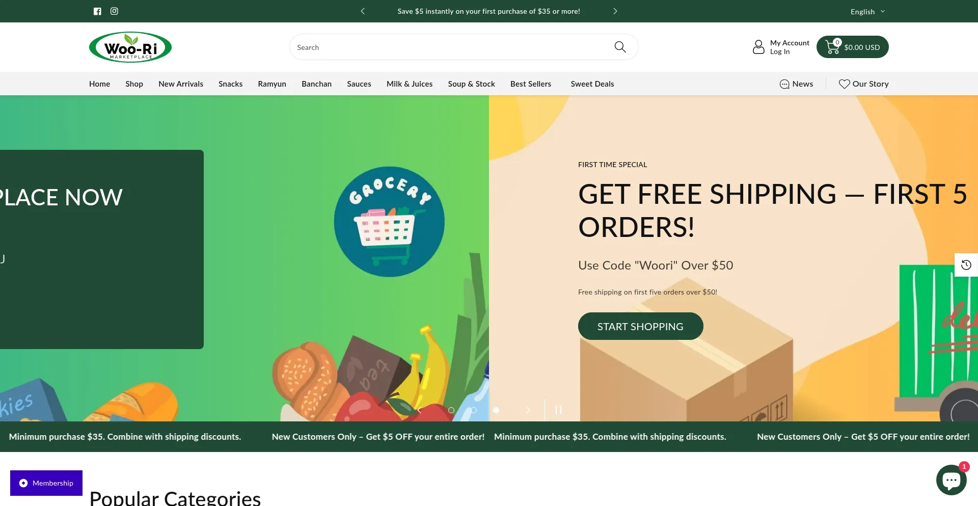 Woorimarketplace.com Screenshot
