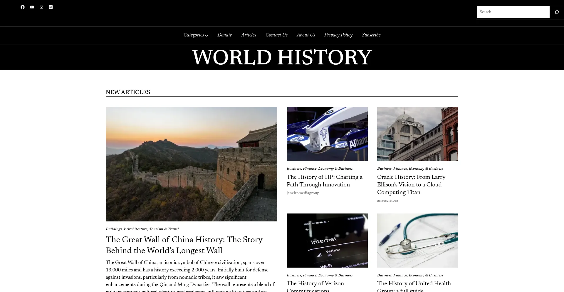 Worldhistoryjournal.com est-il Sûr et Fiable ?