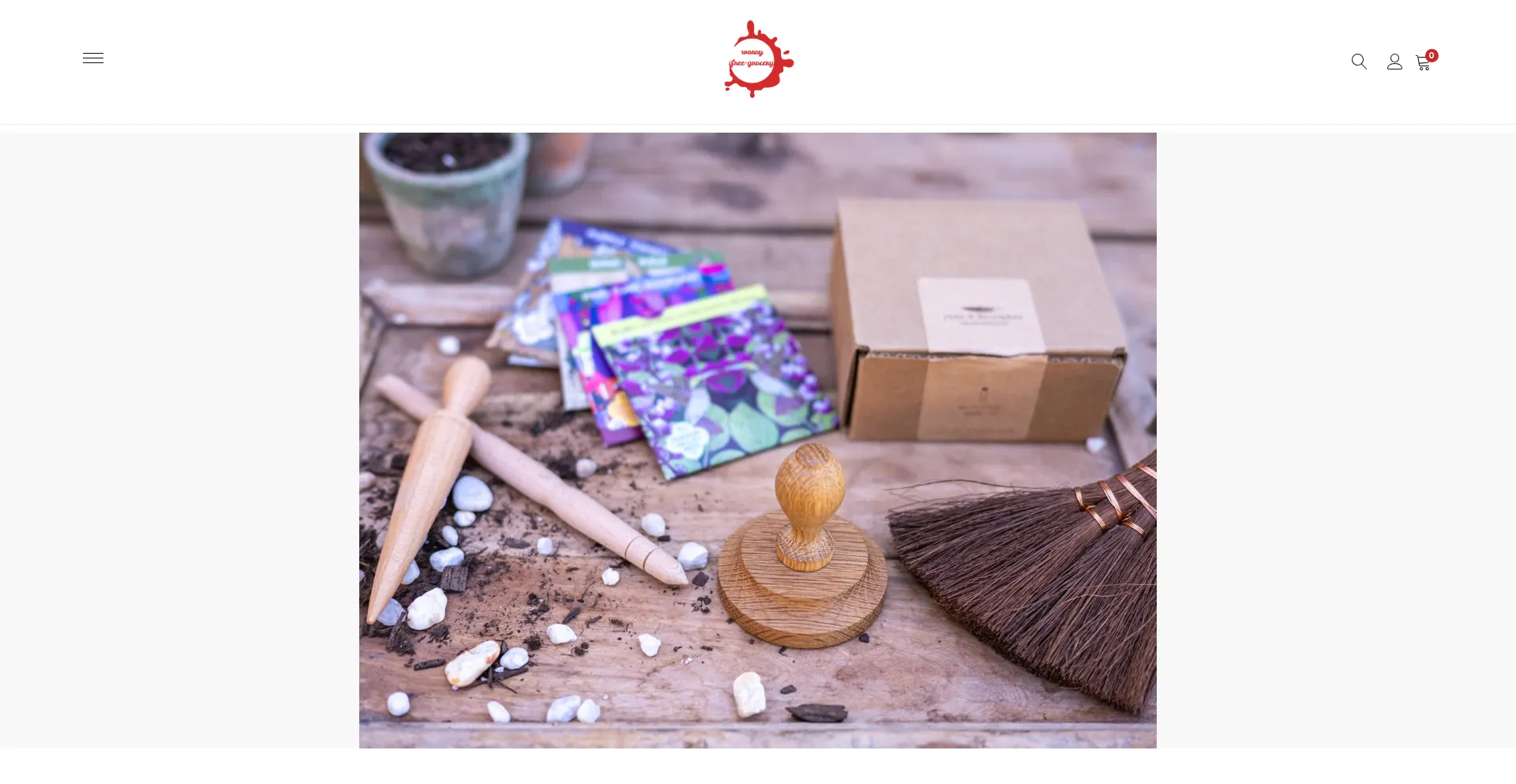 Website screenshot of Worry-free-grocery.com