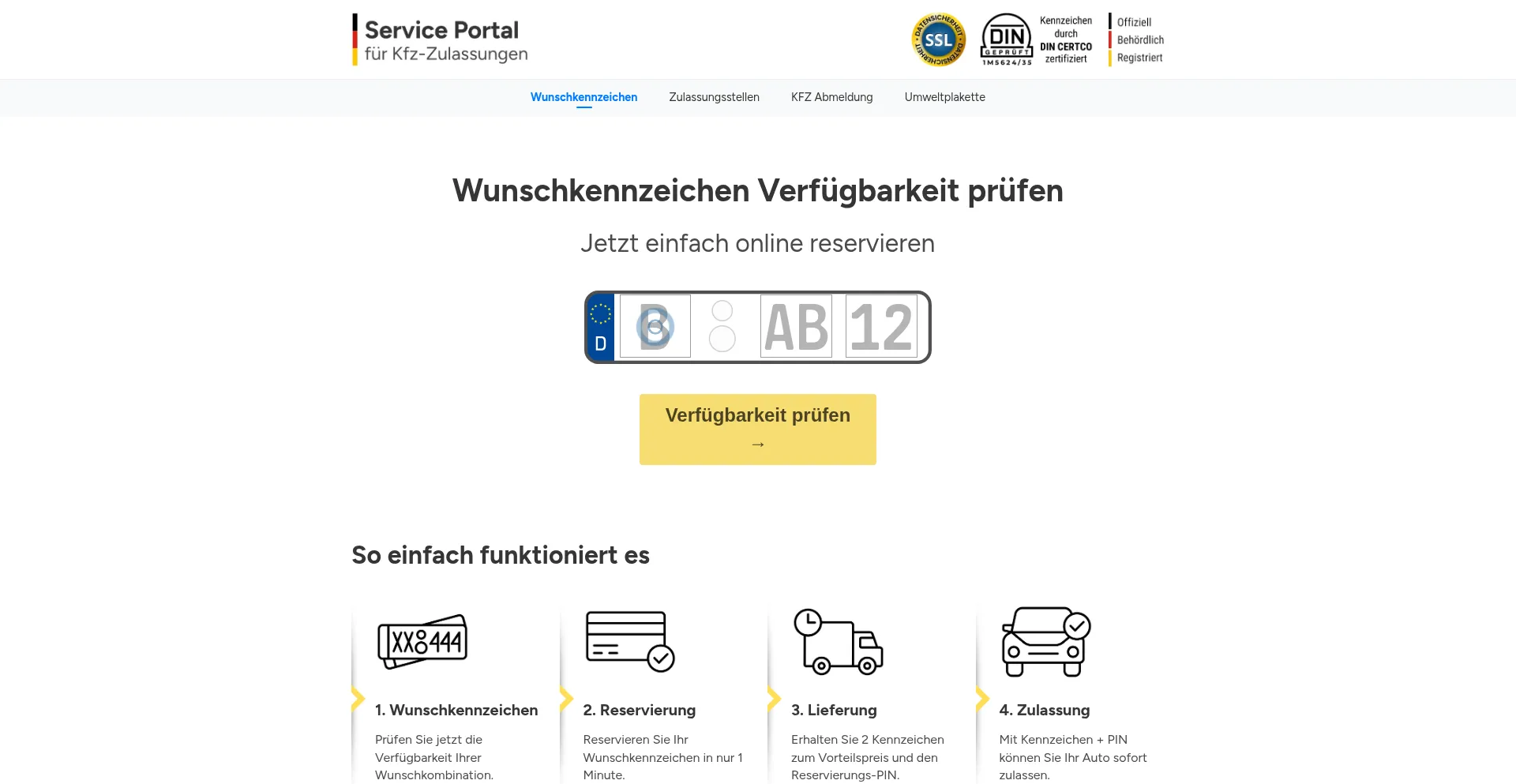 Wunschkennzeichen-reservieren.jetzt est-il Sûr et Fiable ?