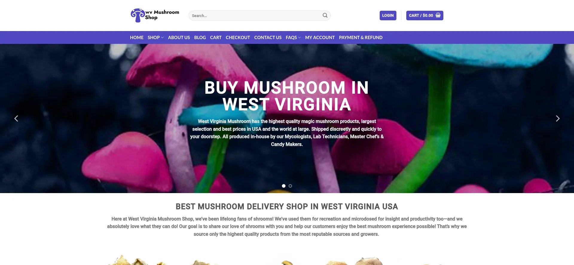 Wvmushroomsshop.com