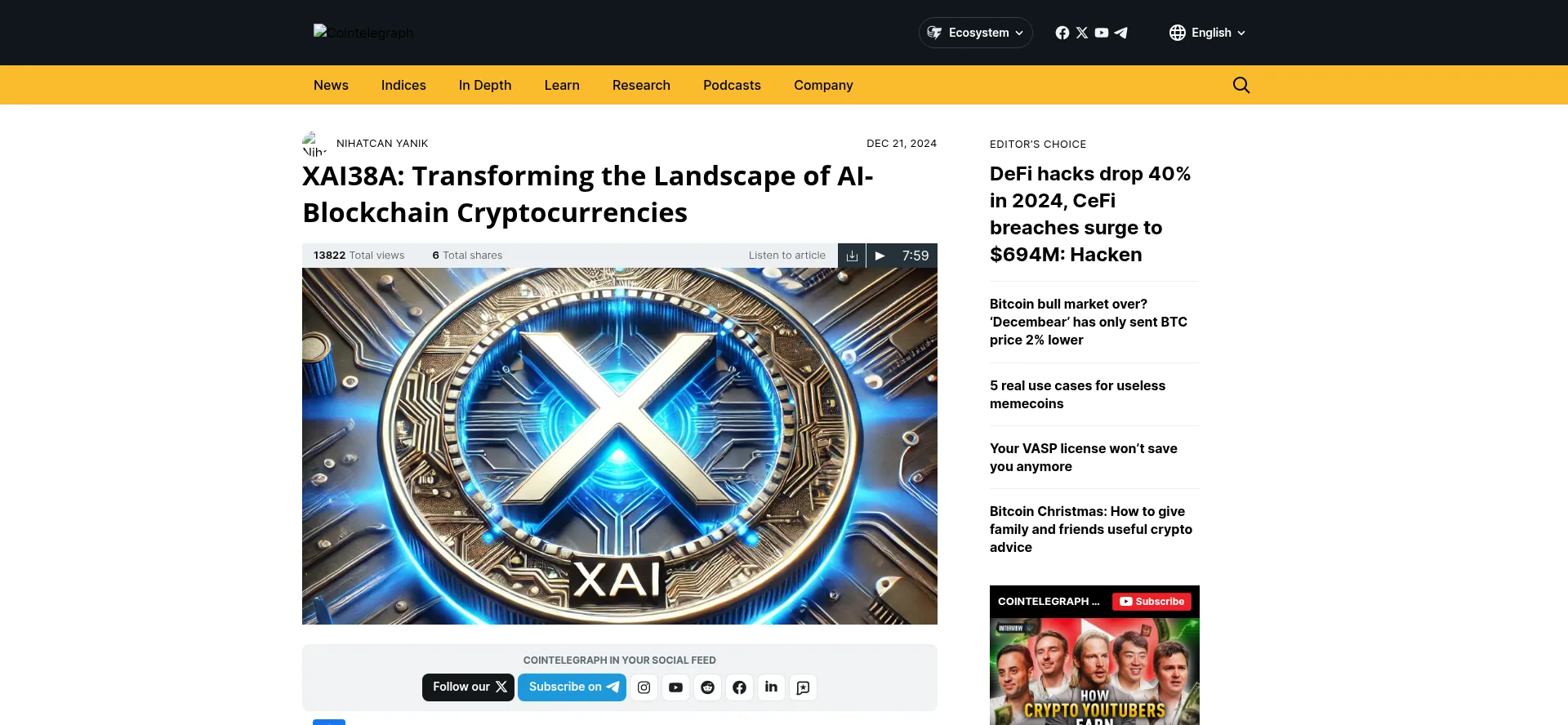 Xai38a-cointelegraph.com