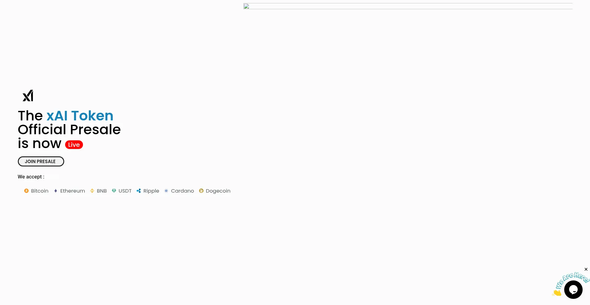 Website screenshot of Xai4r.com